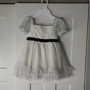Cynthia Rowley White Dress with Black Dots